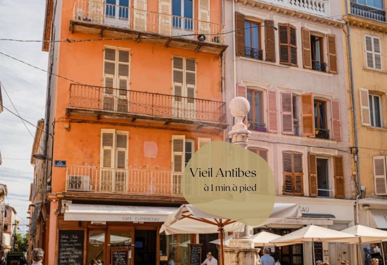 Vieil Antibes, Plage De Sable, Avec Parking المظهر الخارجي الصورة